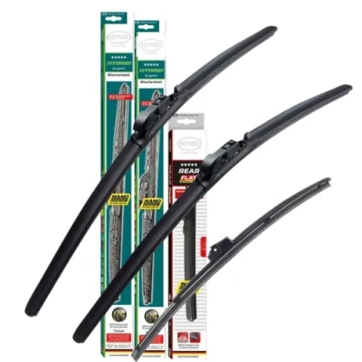 Image of HEYNER Wiper Blades Fits: Audi Q5 2017 onwards Full Set Of 3 Hybrid Wipers HH2420ST15HRF