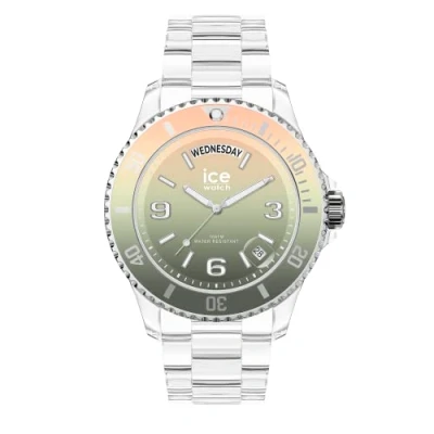 Image of ICE WATCH clear sunset Yoga Men&#039;s (Unisex) wristwatch with plastic strap 021438 (Medium)