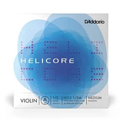 Image of D&#039;Addario Helicore 1/2 Scale Medium Tension Single A String for Violin