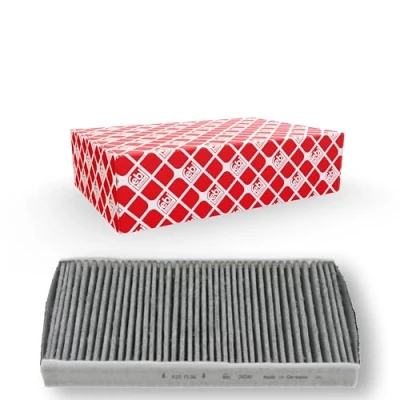 Image of 6441EJ, 6447TC, 647943, E146106 Pollen Filter FEBI BILSTEIN 24540 Activated Carbon 320mm 150mm 34mm PEUGEOT: 407 Saloon, Coupe, SW