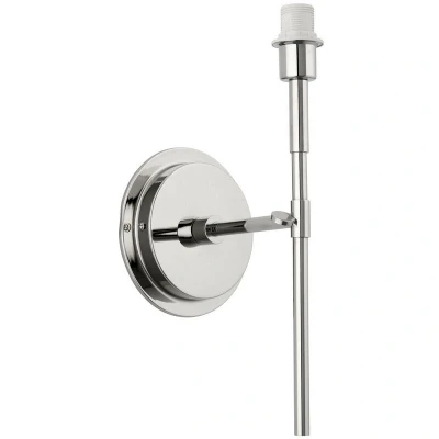 Image of Endon Rennes Fitting Only Wall Lamp, Bright Nickel Plate