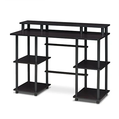 Image of Furinno Computer Desks, Wood, Espresso/Black, one Size