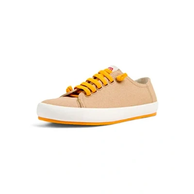 Image of Camper Women&#039;s Peu Rambla Vulcanizado 21897 Sneaker, Beige, 3 UK