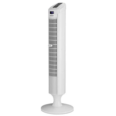 Image of Monzana® Oscillating Tower Fan 70 Oscillation Remote Control 3 Speed 84cm x 26cm 1 12h Timer Scent Box Room Freshener Cooling Turbo Function White