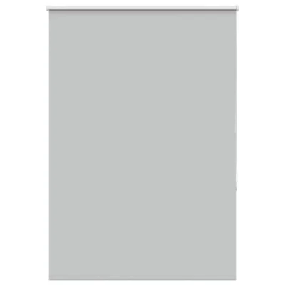 Image of vidaXL Light Grey Blackout Roller Blind Polyester Fabric/Aluminium Rail 110x175cm Easy Install/Modern Style