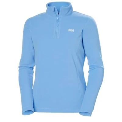 Image of Helly Hansen Womens W Daybreaker 1/2 Zip Fleece, Bright Blue, M