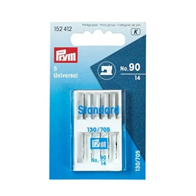 Image of Prym Sewing Machine Needles, Metal, Silver, 9.3 x 5.7 0.7 cm