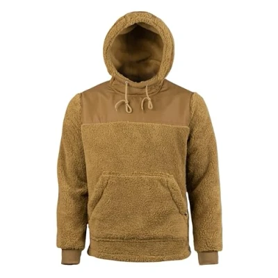 Image of JACK PYKE Sherpa Long Sleeve Fleece Hoodie Gen 2 Camel XL Brown