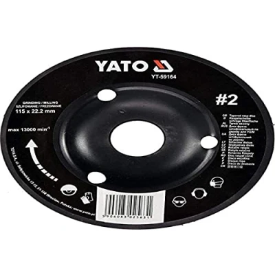 Image of Yato Professional Rasp Disc for Angle Grinder Selection 115 mm 125 Wood Flex Art (115 No. 1)