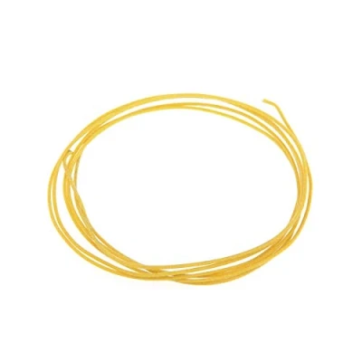 Image of Gavitt Vintage Style Pre tinned Push back Cloth Covered Stranded Wire for Amplifier, Yellow 6 Feet(2 Meters)