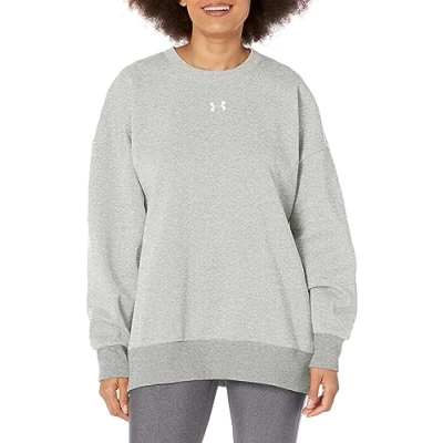 Image of Under Armour CREW Sweatshirt Mod gray light heather, Women&#039;s, Size: Large, heather