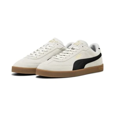 Image of PUMA Unisex Club II ERA Suede Sneaker, Vapor Gray Black Gum, 13 UK