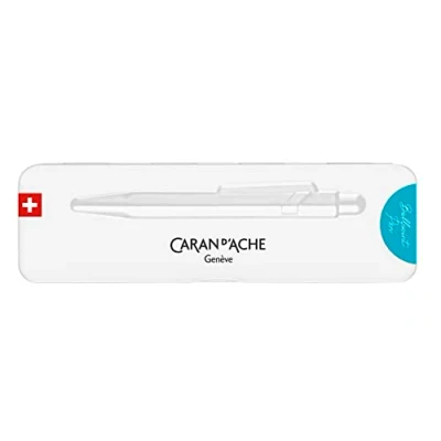 Image of Caran d&#039;Ache Ballpoint pen 849 Colormat X Turquoise with slimpack