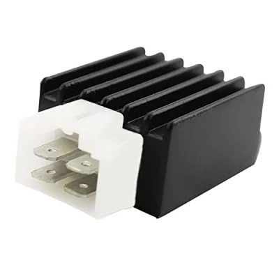 Image of GOOFIT 12V 4 pin Voltage Regulator Rectifier for 50cc 70cc 90cc 110cc 125cc ATV Dirt Bike and Go Kart