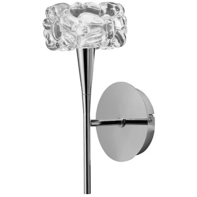 Image of O2 Wall Lamp Switched 1 Light G9, Polished Chrome