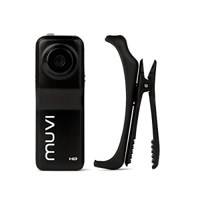 Image of Veho MUVI HD10X Micro Camcorder HD Handsfree Body Worn Action Camera 8GB microSD Card 1080p30 Black (VCC 003 1080)