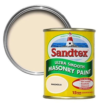 Image of Sanftex 150ml. Magnolia Ultra Smooth Masonry Paint