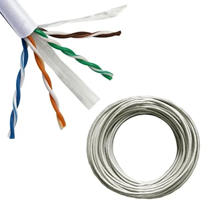 Image of CAT6A Copper Network Cable Reel Box 10GBASE T Ethernet Drum LAN UTP RJ45 (25m Cable)