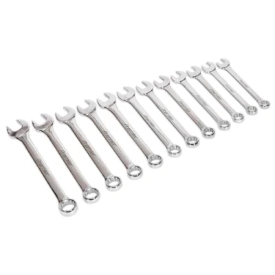 Image of Sealey Premier Combination Spanner Set 12pc Jumbo Metric