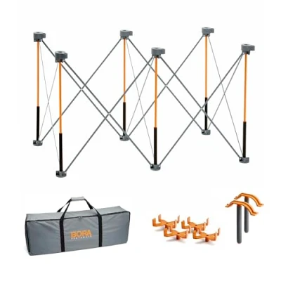 Image of Bora Centipede 2x4 Feet Work Stand and Portable Table Sawhorse Support with Folding, Collapsible Steel Legs, CK6S
