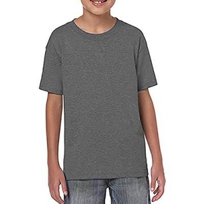 Image of Gildan Childrens Unisex Soft Style T Shirt (L) (Charcoal)