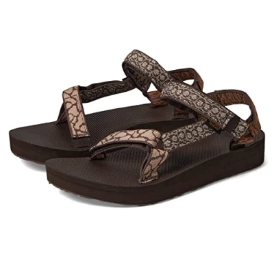 Image of Teva Women&#039;s Midform Universal Sandal, Gemina Maple Sugar, 3 UK