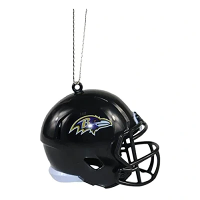 Image of NFL Baltimore Ravens Helmet Bauble Christmas Tree Pendant Ornament