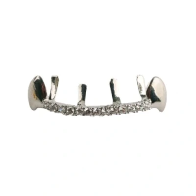Image of Gold Teeth Grillz for Men Grills Your Plated CZ Top Grill Hip Hop Rapper