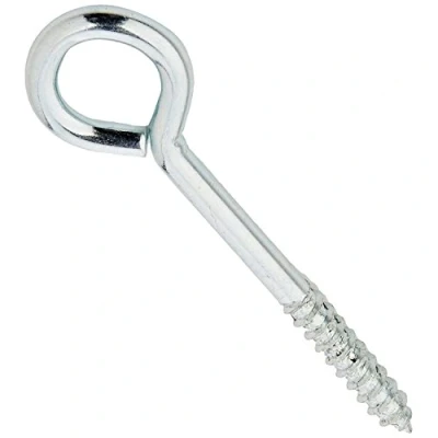 Image of VINE EYE SCREW IN 75MM BZP ZINC PLATED WEATHERPROOF STEEL ( pack of 100 )