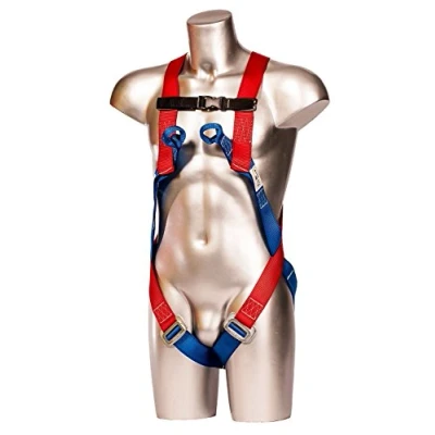 Image of Portwest 2 Point Harness, Size: One Size, Colour: Red, FP12RER