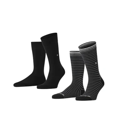 Image of Burlington 2ER PACK Socks, Men&#039;s, Size: 7,5 11, Schwarz