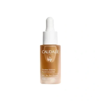 Image of Caudalie Self Tan Sun Drops, Tanner For Face, Lotion Sensitive Skin 15ml