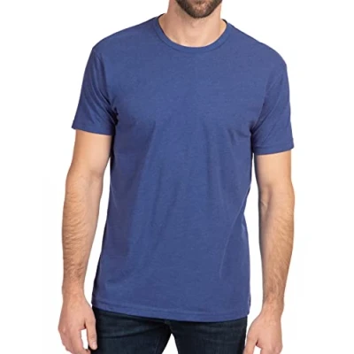 Image of Pliuegy N6210 Next Level Men&#039;s CVC Crew T Shirt Blue Small