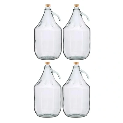 Image of Wine Making/Home Brewing 5l Glass demijohns with Screw caps for wime Fermentation/Storage (4)