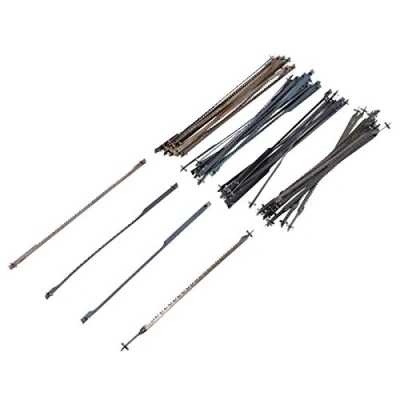 Image of 48Pcs 4 Inch 105mm Pinned Scroll Saw Blades Wood Cutting Blade For Dremel Moto