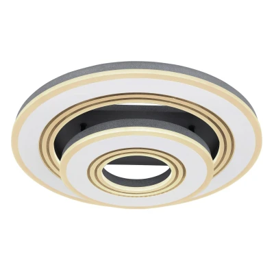 Image of Jack Integrated LED Semi Flush Ceiling Light White Dimmable 2700 6000K Remote Control