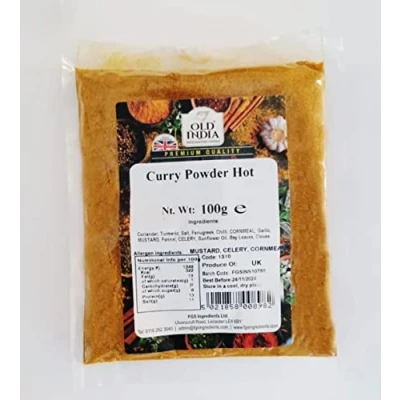 Image of Old India Curry Powder Hot 100g