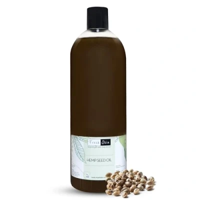 Image of freshskin beauty ltd Hemp Seed Oil 250ml 100% Pure Unrefined Cold Pressed Carrier Aromatherapy