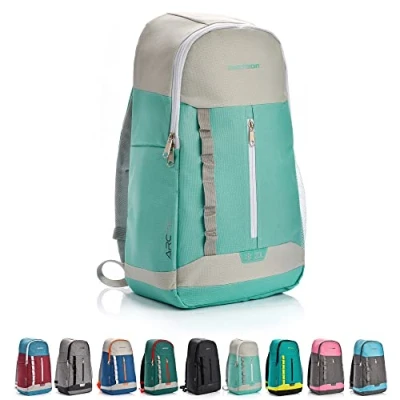 Image of meteor 10 and 20 L Cool Backpack Cooler Bag Insulated Lunch Box Picnic Ice Camping Outdoor Travel (10 L, Sea/Green)