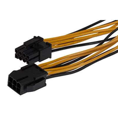 Image of Maplin 6 pin PCIe to 8 ATX12V CPU Connector Lead 150mm