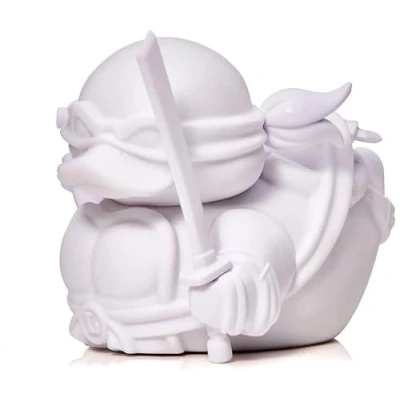 Image of TUBBZ DIY Edition Paint Your Own TMNT Leonardo Collectible Vinyl Rubber Duck Figure Official Teenage Mutant Ninja Turtles Merchandise Childrens Activity Comic Book, TV, Film &amp; Movies