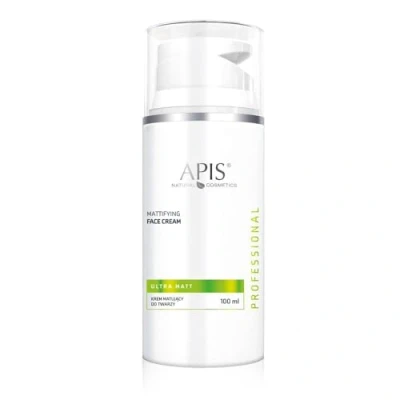 Image of Apis Professional Ultra Matt Matujący Krem do Twarzy dla Cery Tłustej z Rozszerzonymi Porami 100ml