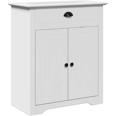 Image of vidaXL Bathroom Sink Cabinet BODO White 70x35x80 cm