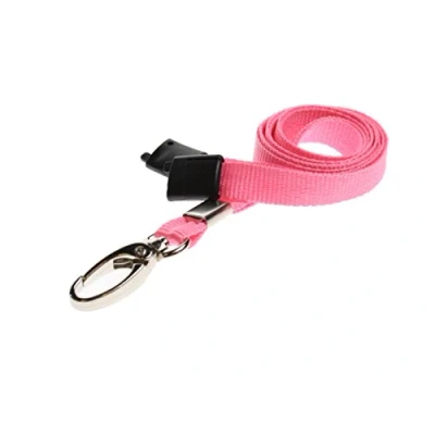 Image of Lanyard Neck Straps for ID Card Passes Badge Holders 20/50/100 (50, Pink)