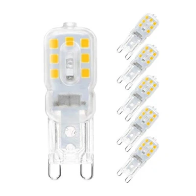 Image of ZFQ G9 LED Bulb AC 220 240V, 3W, Equivalent 30W Halogen, Warm White 3000K, 300lm, 360Beam Angle, Energy Saving Light Bulbs for Home Lighting, 5 Pcs