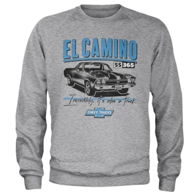 Image of Chevrolet Officially Licensed Chevy El Camino SS365 Sweatshirt (Heather Grey), Large