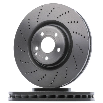 Image of 0004211712, 2184210212, A0004211712, A2184210212 Brake DISC BREMBO Coated LINE 09.B747.51 360mm 36mm 5 perforated/vented High carbon