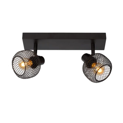 Image of Lucide Maren downlight, 2 bulb, black