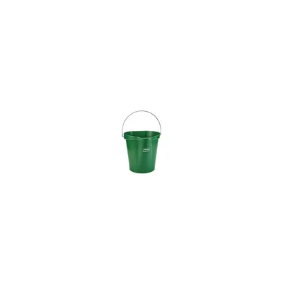 Image of Vikan 56862 Hygiene Bucket, Green, 12 Litre Capacity, 325mm Length, 330mm Width, Height