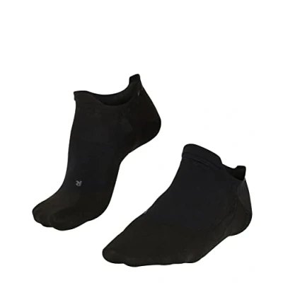 Image of FALKE Men&#039;s GO5 Invisible M IN Functional Yarn Anti Blister 1 Pair Golf Socks, Black (Black 3000), 9.5 10.5